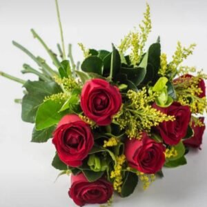 Buquê de rosas vermelhas